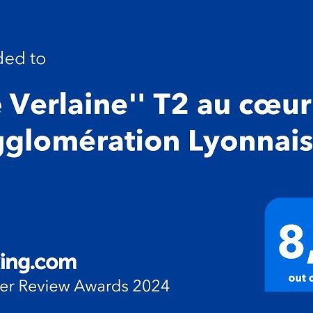 "Le Verlaine" T2 Au Coeur De L'Agglomeration Lyonnaise Villeurbanne Exterior photo